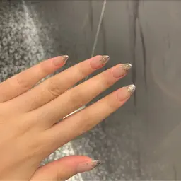 【Hand】新規ソフトジェルオフ無料ケア込み）ラメグラデーション5500