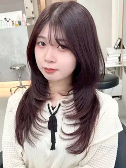 ケアフルカラー+バイカルテトリートメントꔛ♡