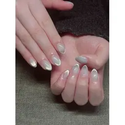 【２級持ちネイリスト】[オフ込み]マグネットグラデーションフレンチ(ベースあり)