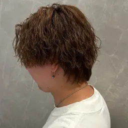 メンズカット+ツイストスパイラルパーマ150分