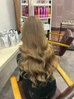 【モデル】🌼なりたい色を叶える✨ブリーチ込Wカラー+Aujiaデイリートリートメント🌼