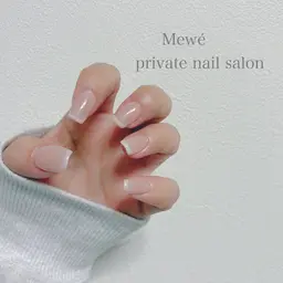 ハンド/ラメグラ・フレンチ・マグネットネイル