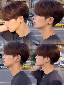 メンズカット＋ケアニュアンスパーマ