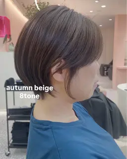 艶々白髪ぼかしカラー🫧　リタッチ