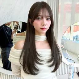 当日限定❗️【人気No.1クーポン✨】似合わせレイヤー全体カット🇰🇷➕透明感カラー🫧➕2stepトリートメント♡