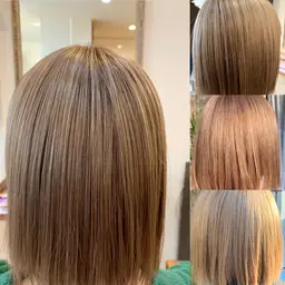 カット＆ブリーチ&カラー&18種のアミノ酸のトリートメント