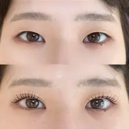 まつげパーマ✨［韓国ロッド/パリジェンヌ可］束感コーティング仕上げ