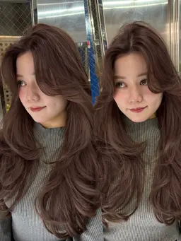 ✨初カラー様オススメ✨　1日3名限定クーポン✨🉐１日3名限定クーポン🉐韓国風カット×透明感／艶髪ブリーチなしwカラー