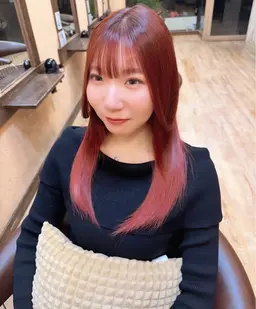 ブリーチなしのダブルカラー