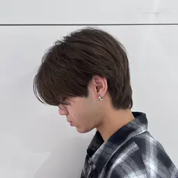 🌈【垢抜けNO.1】メンズカット＋透明感カラー（ブリーチなしで垢抜け）