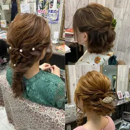 ヘアセット3スタイルのみ限定