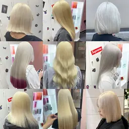⭐️大特価⭐️ブリーチし放題クーポン 💫ホワイト系、脱きっぱなしブロンドおすすめ💫1日でハイトーンに💫💫