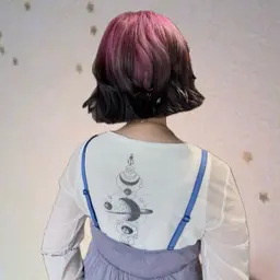 【⋆꙳高校生割🎵】黒髪卒業式Color🍈🎀ིྀクリーミィハイトーン️🫧️🫧