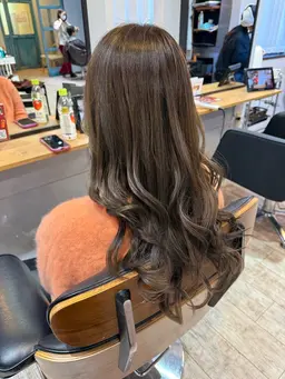 🩵🩷前髪カット+カラー🩷🩵