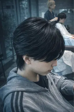 【メンズ限定】曲がる縮毛矯正+カット