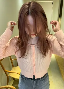 ♡レディース限定♡U24♡【カット＋似合わせワンカラー＋トリートメント🥣】コテ巻き仕上げ🙆🏻‍♀️