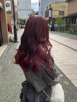 【高発色】暖色カラー🥀➕トリートメント