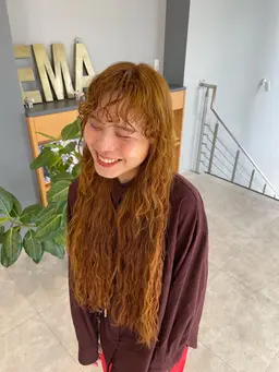 カット+ブリーチなしダブルカラー🌈