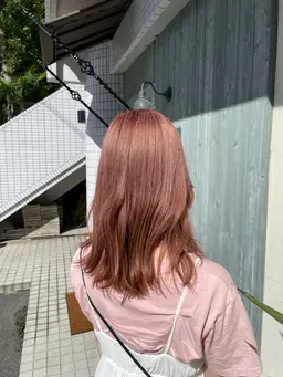 ブリーチ＋カラー＋トリートメント