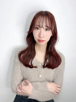 🟥ブリーチなし高発色🟥カット＋Ｎ.カラー＋1STEPトリートメント