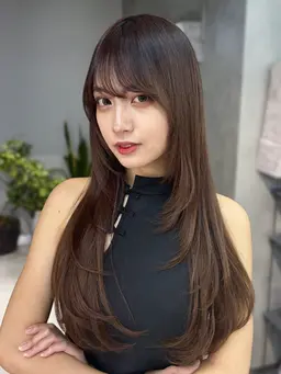 当日予約🙆【ナチュラルストレート(縮毛矯正)10000】12:00​〜​19:00ご予約可🙆‍♂️鎖骨下＋1000円