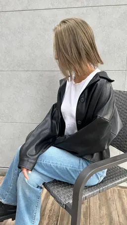 ブリーチ➕カラーリングで透明感抜群です☝️