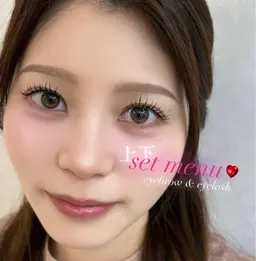 【1番人気♥️】美眉アイブロウスタイリング+まつ毛パーマ（デザイン選べます）¥12,650 （Googleの口コミ必須）