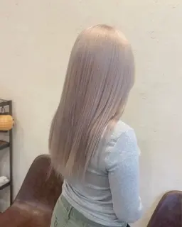 【リピーター限定♡】ケアブリーチ＋プレミアムカラー＋髪質改善トリートメント