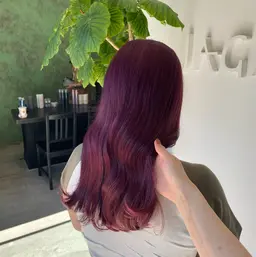 【透明感抜群❗️】似合わせカット+1ブリーチ+カラー+4stepトリートメント🧴🤍