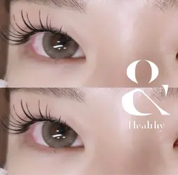 〈平日予約限定〉&healthy（アンドヘルシー）／エクステ＆パーマ