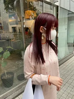 透明感ワンカラー✨+毛先カット✄(ロング~ミディアムのみ)+1stepトリートメント🌷