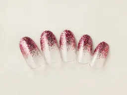 ハンド🩵ラメグラ 【オフ込み】👉🏻¥6500 🎨色変更2色までOK✨️