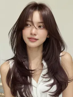 ✨カット＋ナチュラル縮毛矯正＋Aujua2step treatment　＃韓国＃レイヤーカット＃透明感カラー