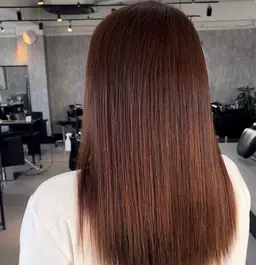 白髪リタッチ➕トリートメントブロー