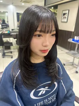 🉐学割(U24)シャンプー+カット+超音波トリートメント