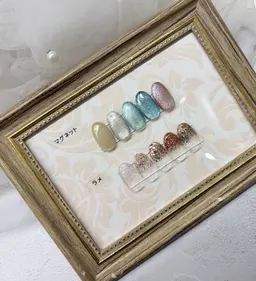 【オフなし】フット9日～20日限定🌼ラメ/マグネット(アートなし)