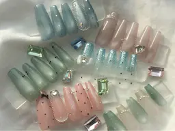 【オフあり】10本チップ長さ出し＋選べる定額ネイル