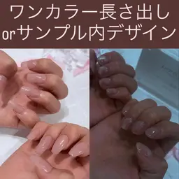 【梅田専用】✨パラジェルネイル🦶自爪施術＋デザインorワンカラー長さ出し🧸🫧(オフ+1650)