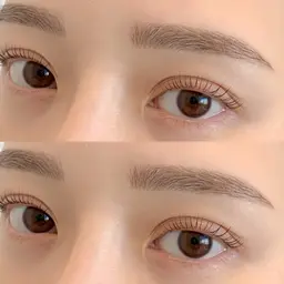 【眉毛WAX脱毛✖️選べるまつ毛パーマ(上)】　※カラーリン(眉毛)追加希望は＋2750円