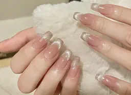 【❄️パラジェル無料❄️】マグネットフレンチコース＋長さだし10本無料