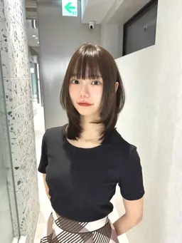 【新規】似合わせ全体カット+ 透明感ケアカラー +3stepカラーケアトリートメント