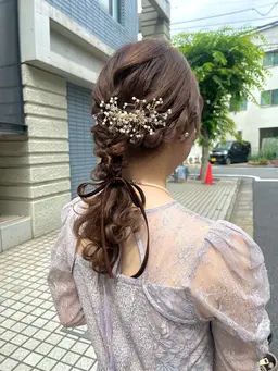 【9時以降】🕊似合わせヘアセット🕊ディズニー、コンサート、結婚式、デートなどイベントに☆(早朝料金込)