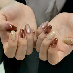 【オフ有】持ち込みアート🪼ニュアンスネイル《ご希望のデザインを前日までにメッセージにお送りください》