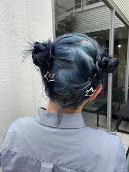 ブリーチありダブルカラー＋1stepトリートメント#韓国#髪質改善#暖色