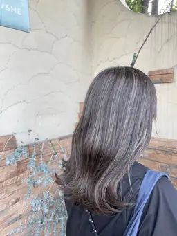 【人気No.3】カット+カラー+外国人風ハイライト+トリートメント¥19800