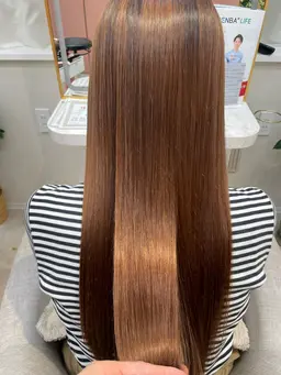 カット➕髪質改善水素ストレート➕トリートメント