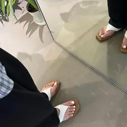 【他店オフあり】paragel🪿foot one color🤍