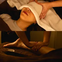 【女性限定】【オイルマッサージ】頭＋フットオイル90分コース 眼精疲労/自律神経￥-2000