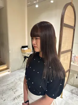 【ダメージケア特化】🫧🤍透明感カラー➕髪質改善ライト🤍🫧