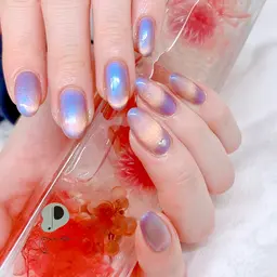 【オフあり/ジェルネイル】マグネットワンカラーネイル